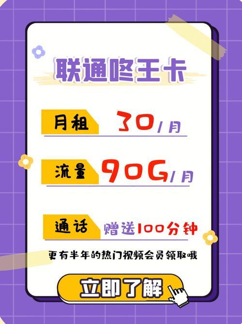 联通流量王8元套餐：月租8元，流量200MB+30分钟通话