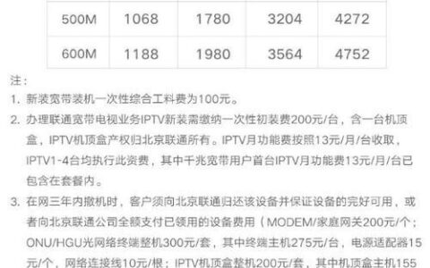 广州移动宽带价格2023年最新资讯