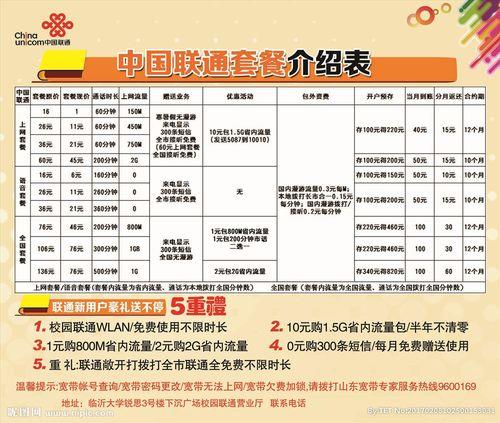 佛山联通手机套餐推荐，满足你的所有需求