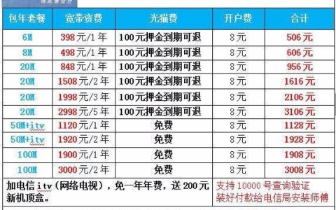 电信初次安装宽带多少钱？一文带你了解