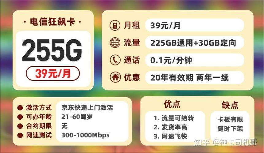 流量多月租少的卡推荐，2024年最新最全攻略