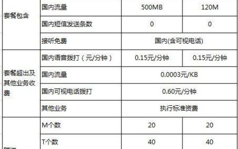 联通169元套餐包括什么？
