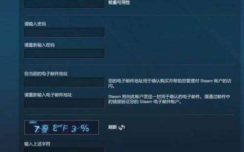 Steam电子邮件地址怎么填写？