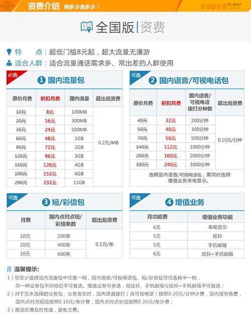 联通无线上网套餐：满足不同需求的最佳选择
