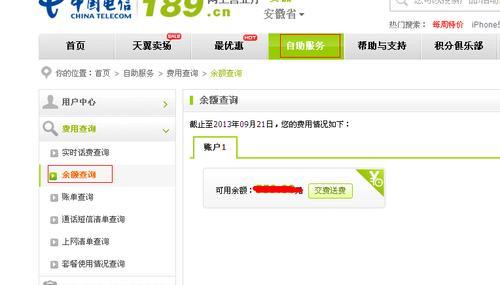电信查网费余额：快速查询您的账户余额