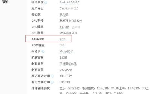 2G内存是多少？