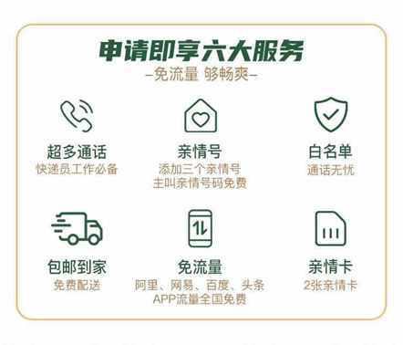 送快递用什么电话卡便宜？