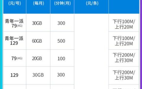 电信随身WiFi套餐价格表（2024年6月更新）