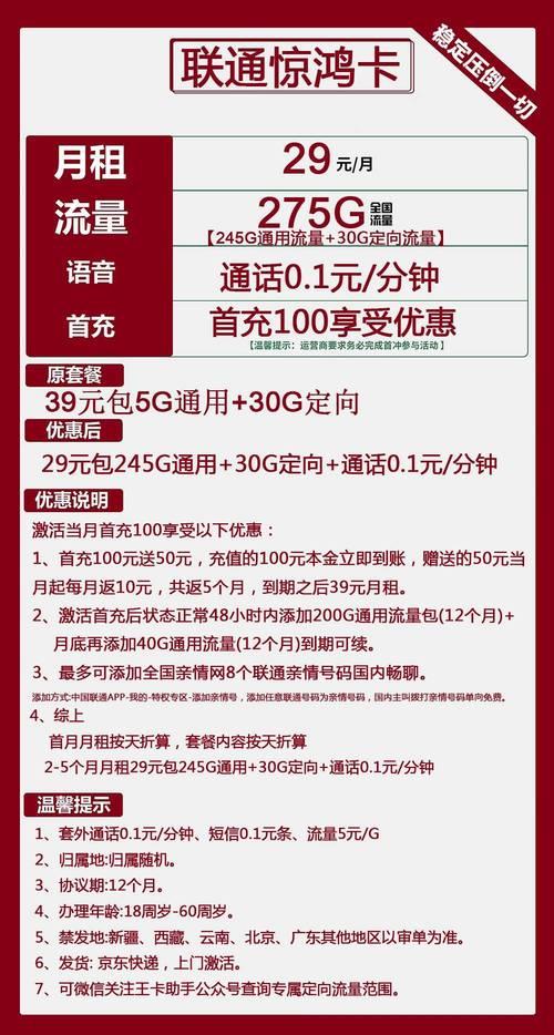 联通副卡0元套餐：省钱实惠新选择
