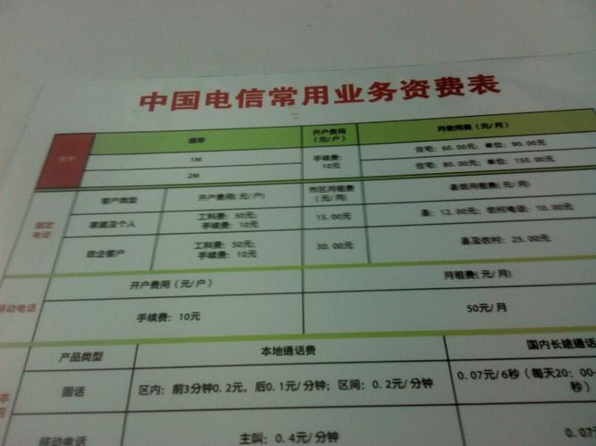 安装家庭固定电话多少钱？