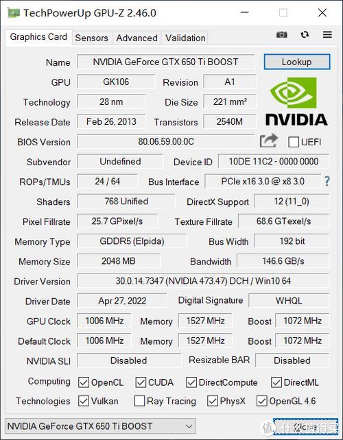 GTX650Ti2GB显卡评测：性能、价格和替代方案